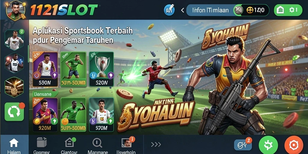Tampilan gameplay seru 1121SLOT dengan berbagai pilihan taruhan.