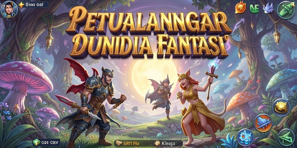 Screenshot gameplay RPG 6RT yang menarik dan mendebarkan.