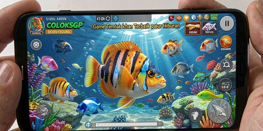Screenshot COLOKSGP menampilkan aksi seru dalam permainan Tembak Ikan.