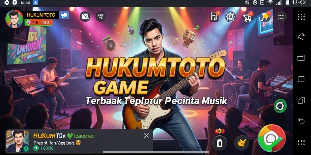 Tampilan menarik dari gameplay <strong>HUKUMTOTO</strong> dengan lagu-lagu yang menggugah semangat.