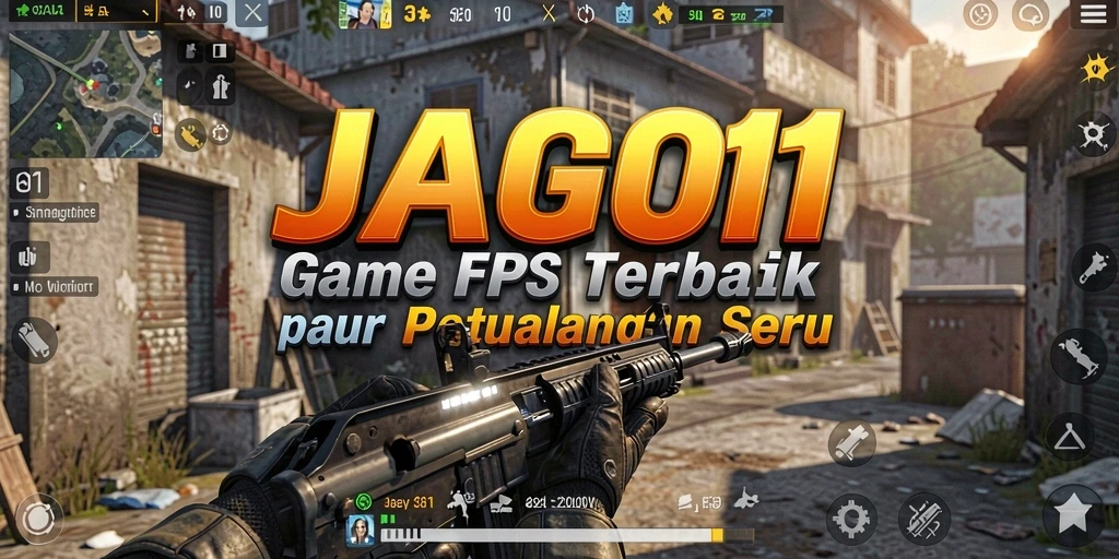 Tampilan gameplay JAGO11 yang seru dan menegangkan dalam aksi FPS.