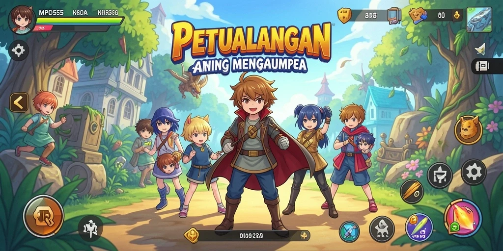 Tampilan gameplay MPO555 yang menarik dan penuh warna.