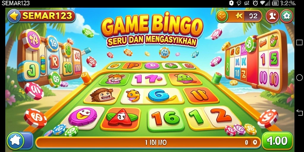 Tampilan gameplay menarik dari SEMAR123 dengan suasana Bingo.