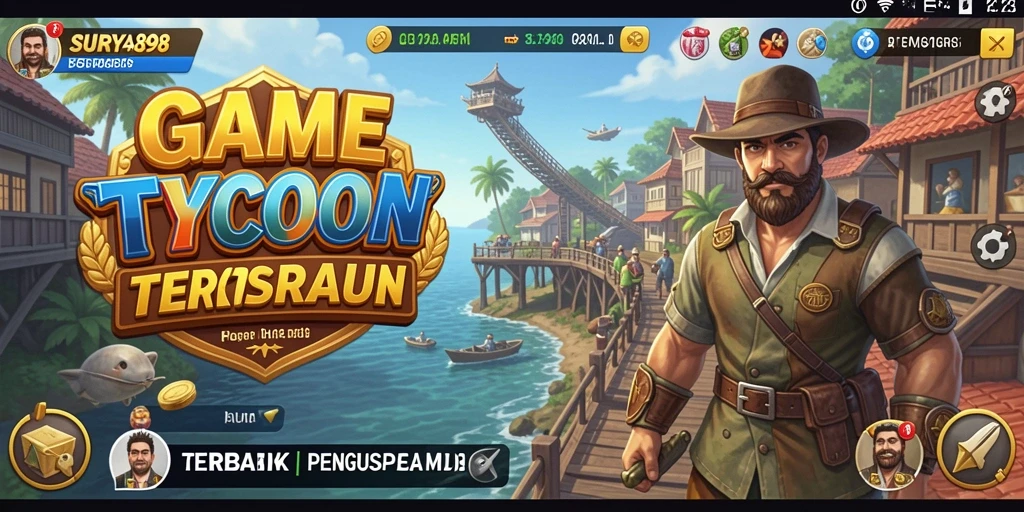 Tampilan gameplay unik dari <strong>SURYA898</strong> yang menunjukkan aktivitas Tycoon.