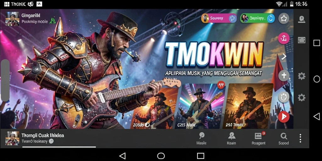 Tampilan gameplay menarik dari TMOKWIN yang menyenangkan.