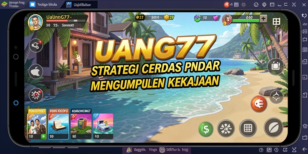 Screenshot utama gameplay UANG77 menunjukkan pengalaman strategis yang mendebarkan.