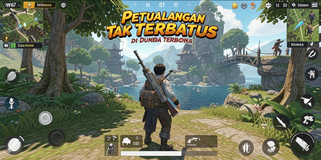 Gameplay Open World yang menakjubkan dan interaktif.