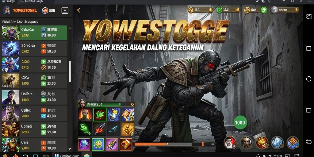 Screenshot gameplay YOWESTOGEL yang menegangkan dan menyeramkan.